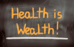Health Is Wealth Concept